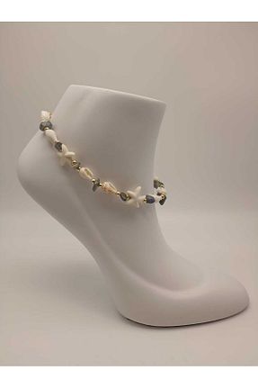 خلخال جواهر آبی زنانه سنگ طبیعی TLSMACCESORIES - کد 932893159