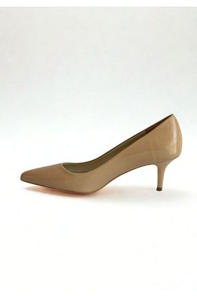کفش استایلیتو بژ پاشنه نازک MY MADRE LEATHER SHOES - کد 933368838