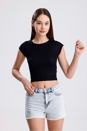 بادی مشکی زنانه یقه دوچرخه Thin Shop - کد 932900277