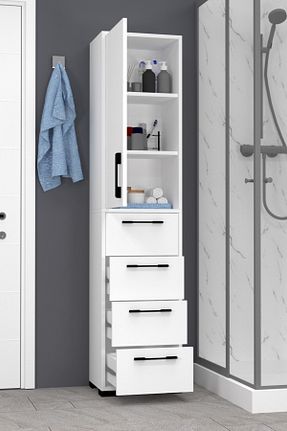 کابینت چند منظوره سفید Suntalam MOBİLİQUE - کد 932644908