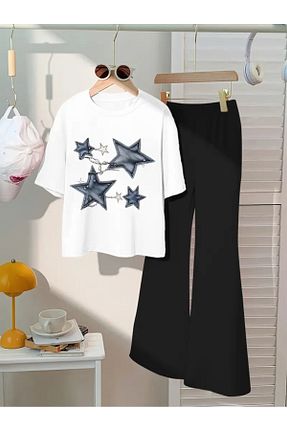 ست بالاتنه و پائین تنه رنگی بچه گانه بافت MORNİNG KİDS - کد 932908392