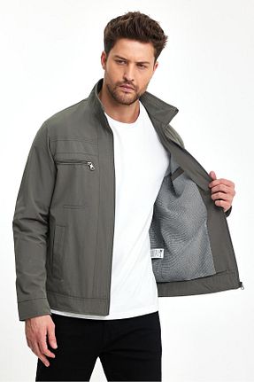 کاپشن خاکی مردانه رگولار Combin - کد 932913770