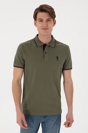 پولوشرت سبز مردانه پنبه ای U.S. Polo Assn. - کد 932918430