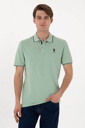 پولوشرت سبز مردانه پنبه ای U.S. Polo Assn. - کد 932919575