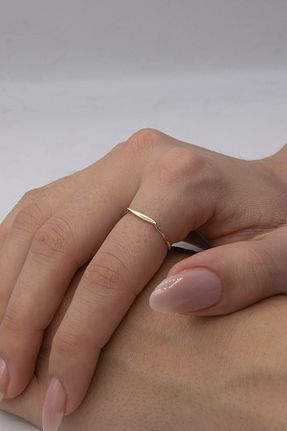 انگشتر طلا زرد زنانه 14 عیار Fiyonk Kuyumculuk - کد 167873686
