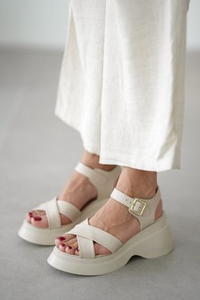 صندل نباتی زنانه پاشنه تخت selinshoes - کد 932938315