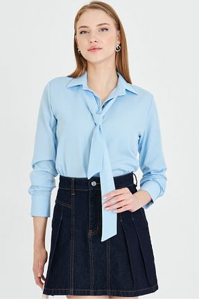 پیراهن آبی زنانه رگولار armonika - کد 932938894
