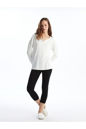 ساق شلواری سبز زنانه بافتنی LC Waikiki - کد 892269186