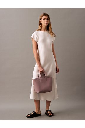 کیف دستی بنفش زنانه چرم مصنوعی Calvin Klein - کد 933528768