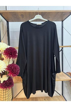 تونیک مشکی زنانه %100 پنبه ÖZNE BUTİK - کد 932982420