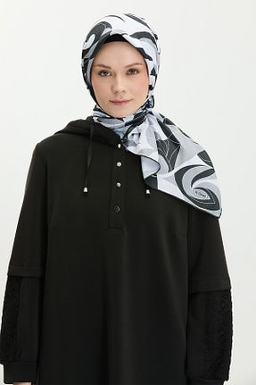روسری مشکی پلی استر Setrms - کد 932983783