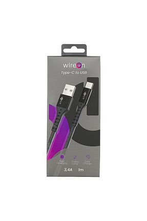 کابل شارژر مشکی Wireon - کد 929897745