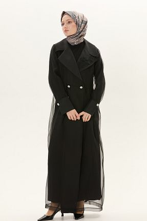کلاه و ابایا مشکی زنانه بافتنی Setrms - کد 932983684