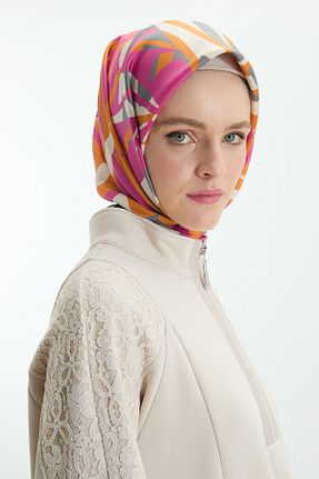 روسری صورتی 90 x 90 Setrms - کد 936874330