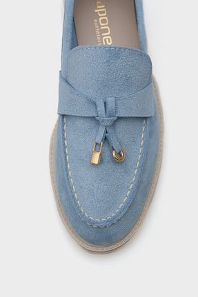 کفش لوفر آبی زنانه چرم مصنوعی Capone Outfitters - کد 920708053