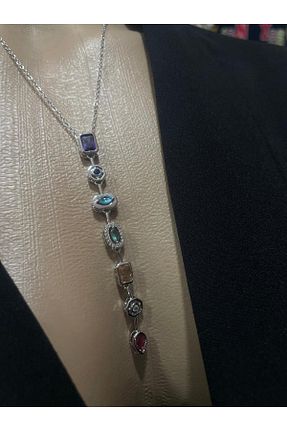 گردنبند استیل ( فولاد ) طوسی زنانه استیل (فولاد) Tasarım - کد 932954249