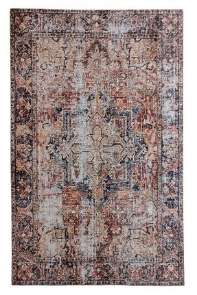 فرش نارنجی قابل شستشو Çam Halı - کد 923095276