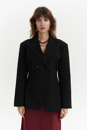 کت مشکی زنانه رگولار MAİ COLLECTİON - کد 868683383