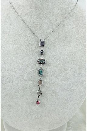 گردنبند استیل ( فولاد ) طوسی زنانه استیل (فولاد) Ervalina - کد 932989880