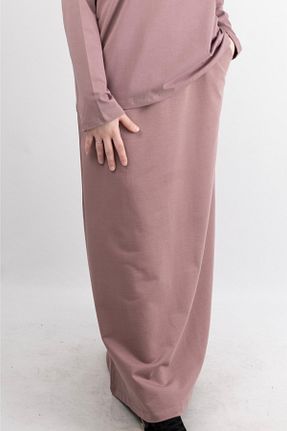 دامن حجاب صورتی زنانه اورسایز Vauva - کد 932992199