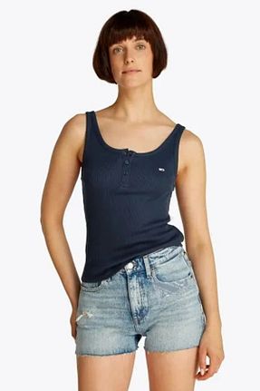 بادی رنگی زنانه یقه استخری Tommy Hilfiger - کد 899085245