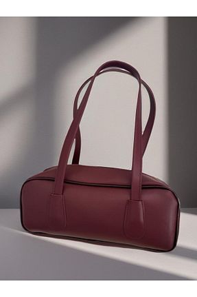 کیف دستی زرشکی زنانه سایز متوسط KeskinBAGSs - کد 924184170