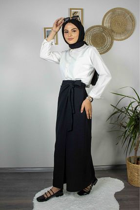 دامن حجاب مشکی زنانه رگولار Qenz - کد 823675272