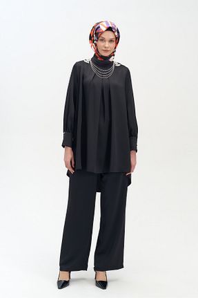 ست بالاتنه و پائین تنه حجاب مشکی رگولار Setrms - کد 932986996