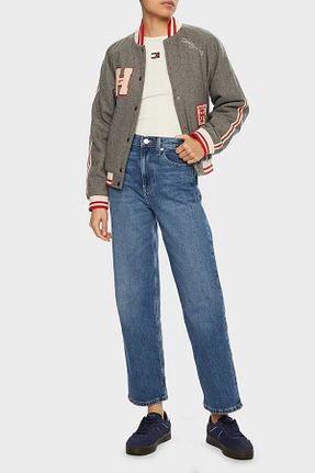 شلوار جین سرمه ای زنانه پاچه ساده Tommy Hilfiger - کد 885666037