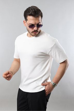 تیشرت نباتی مردانه اورسایز STOCX - کد 933058392