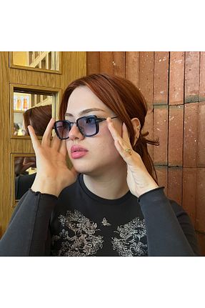 عینک آفتابی سرمه ای زنانه 46 NOYZZ - کد 933077467