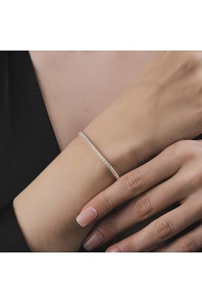 دستبند نقره سفید زنانه 925 عیار maisonleor - کد 933080930