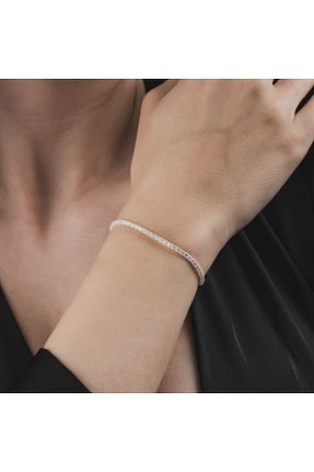 دستبند نقره سفید زنانه 925 عیار maisonleor - کد 933080930