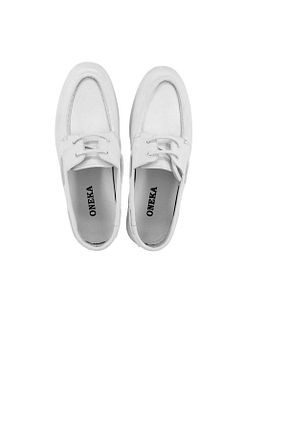کفش کژوال سفید مردانه چرم خالص Oneka Shoes - کد 933084863