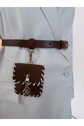 کمربند قهوه ای زنانه GREEY - کد 933090256