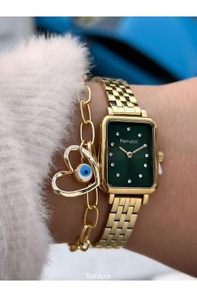 ساعت مچی طلائی زنانه 36-40 میلی متر Ferrucci - کد 338751203