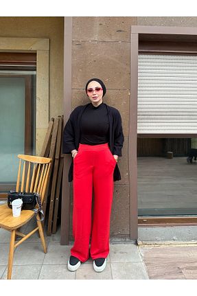 ساق شلواری بنفش زنانه بافتنی CEGEB - کد 902486104