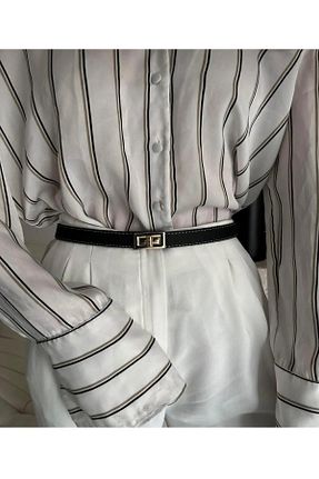 کمربند مشکی زنانه چرم مصنوعی Desre Moda - کد 933109882