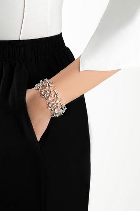 دستبند نقره سفید زنانه 925 عیار So Chic - کد 933114493