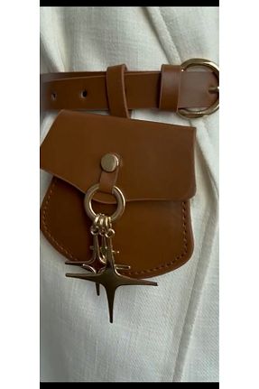 کمربند قهوه ای زنانه GREEY - کد 933125806