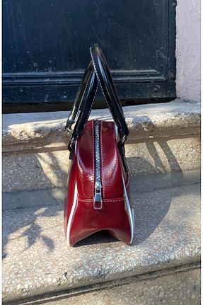 کیف دستی زرشکی زنانه سایز متوسط Bagliore - کد 933139155