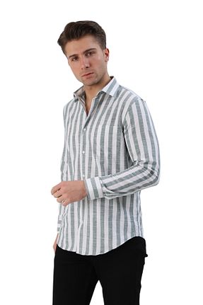 پیراهن سبز مردانه رگولار Piola Club - کد 933146094