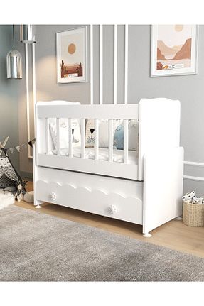 گهواره سفید چوب Aktehome - کد 88805447