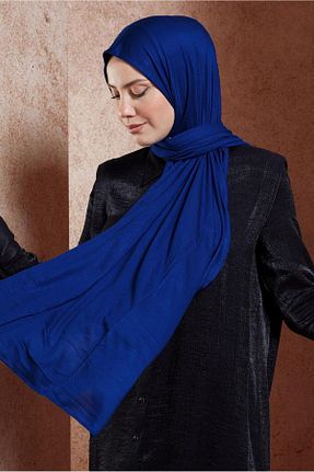 شال سرمه ای زنانه پلی استر Alvina - کد 870008509
