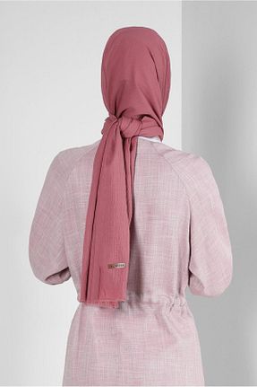 شال صورتی زنانه پلی استر Alvina - کد 870008565