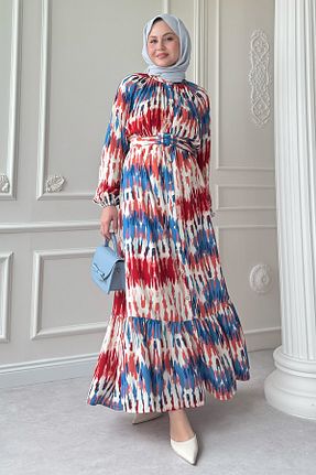 لباس حجاب قرمز رگولار InStyle - کد 933170426