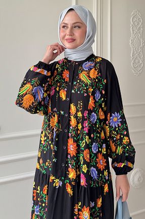 لباس حجاب مشکی زنانه رگولار InStyle - کد 933170341