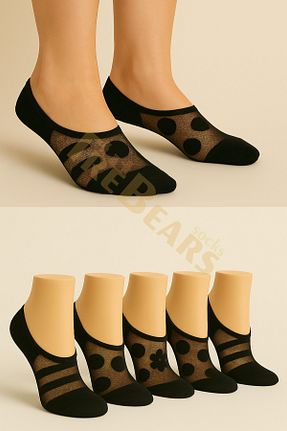 جوراب مشکی زنانه پنبه ای TreBears - کد 933189385