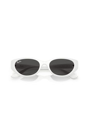 عینک آفتابی سفید زنانه 55 Ray-Ban - کد 905718638