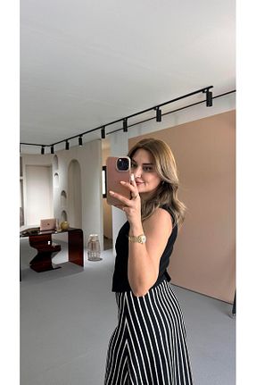 دامن مشکی زنانه بافتنی Sezgi Tekin - کد 933190209